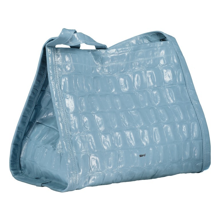 Shopper Kroko Primitivo Twenty Four Hour Small Light Blue Fairy, Farbe: blau/petrol, Marke: Abro, EAN: 4067278252186, Abmessungen in cm: 39x28x20, Bild 2 von 5