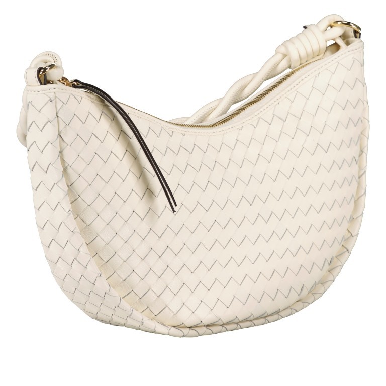 Beuteltasche Piuma Moon Beige, Farbe: beige, Marke: Abro, EAN: 4067278274225, Abmessungen in cm: 33x20x7, Bild 2 von 8
