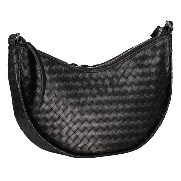Beuteltasche Piuma Moon Black Nickel, Farbe: schwarz, Marke: Abro, EAN: 4067278399034, Abmessungen in cm: 33x20x7, Bild 2 von 8