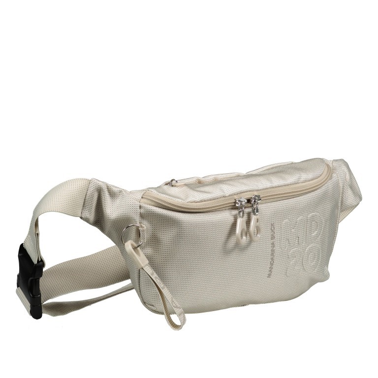Gürteltasche MD20 QMMM3 Whitecap Gray, Farbe: weiß, Marke: Mandarina Duck, EAN: 8032803820372, Abmessungen in cm: 27x16x7, Bild 2 von 7