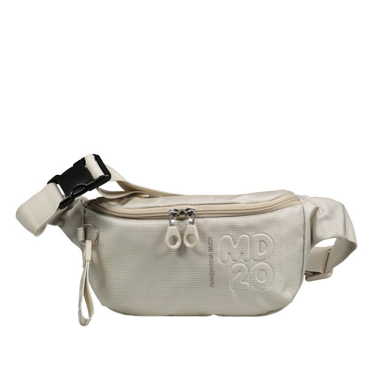 Gürteltasche MD20 QMMM3 Whitecap Gray, Farbe: weiß, Marke: Mandarina Duck, EAN: 8032803820372, Abmessungen in cm: 27x16x7, Bild 1 von 7