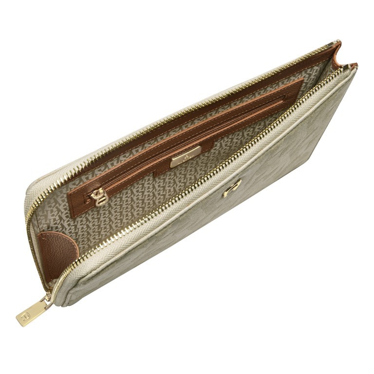 Umhängetasche / Clutch Zita Pouch Maple Brown, Farbe: beige, Marke: AIGNER, EAN: 4055539552397, Abmessungen in cm: 23.5x16x2.5, Bild 5 von 5