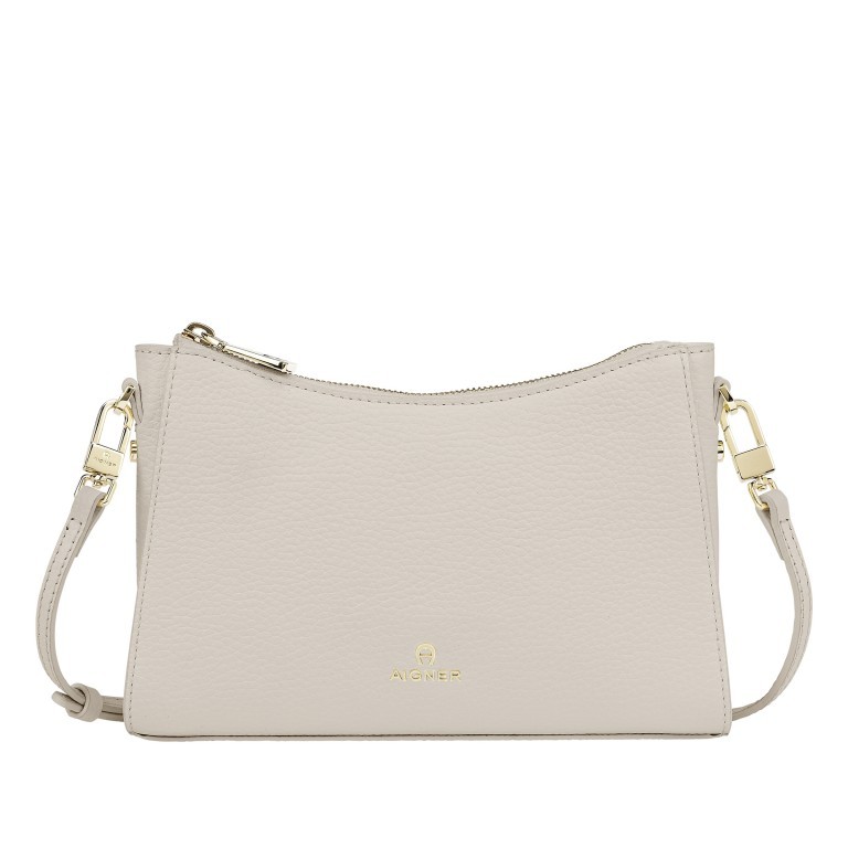 Umhängetasche Ivy 132266 Pearl White, Farbe: beige, Marke: AIGNER, EAN: 4055539544583, Abmessungen in cm: 23.5x15x4.5, Bild 1 von 6