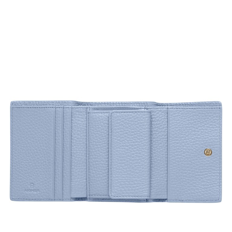 Geldbörse Ivy 151-091 Glaze Blue, Farbe: blau/petrol, Marke: AIGNER, EAN: 4055539549816, Abmessungen in cm: 10x8.5x3, Bild 2 von 2