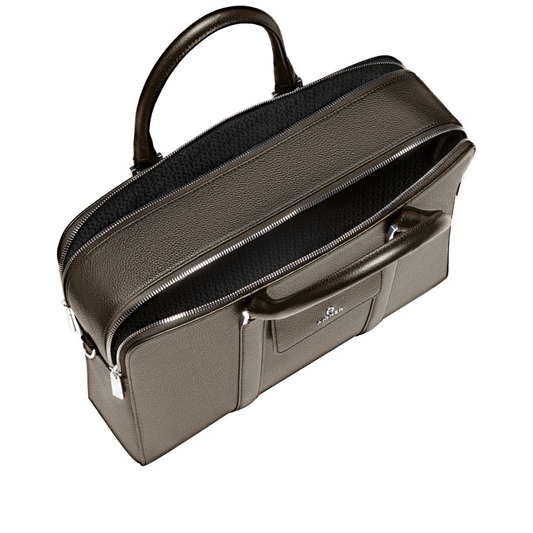 Handtasche / Aktentasche Matteo S Coal Brown, Farbe: braun, Marke: AIGNER, EAN: 4055539548611, Abmessungen in cm: 36x28x10, Bild 6 von 6