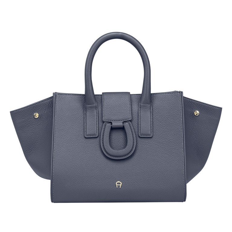 Handtasche Selena M Washed Blue, Farbe: blau/petrol, Marke: AIGNER, EAN: 4055539546471, Abmessungen in cm: 42x23x15.5, Bild 1 von 3