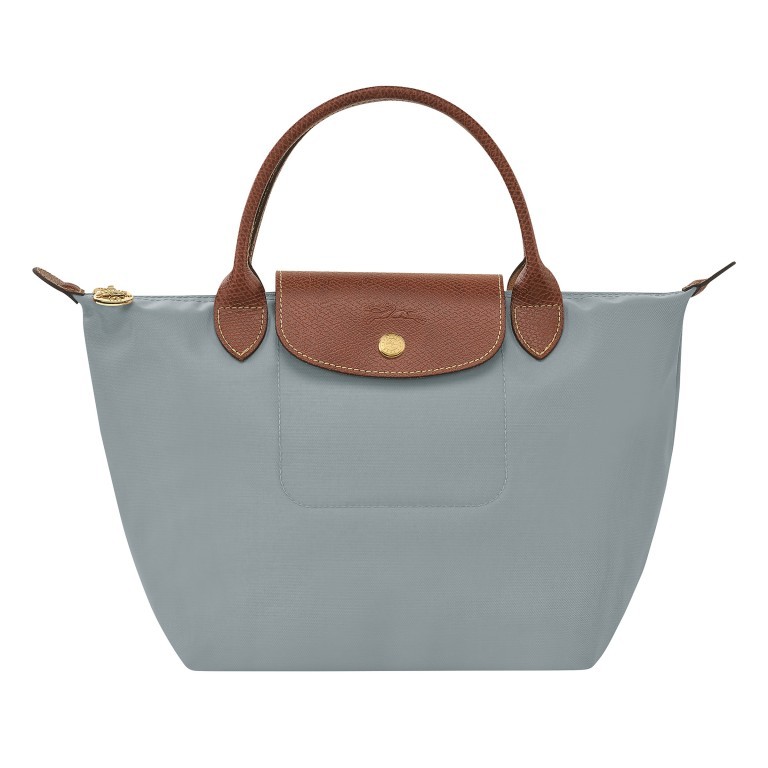 Handtasche Le Pliage Handtasche S Steel, Farbe: grau, Marke: Longchamp, EAN: 3597922436958, Abmessungen in cm: 23x22x14, Bild 1 von 5