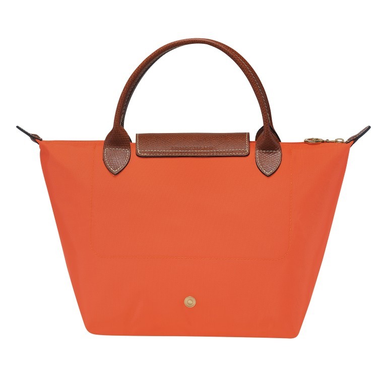 Handtasche Le Pliage Handtasche S Orange, Farbe: orange, Marke: Longchamp, EAN: 3597922437016, Abmessungen in cm: 23x22x14, Bild 3 von 5