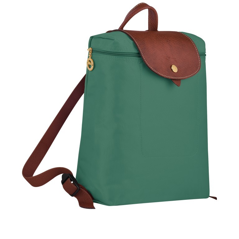 Rucksack Le Pliage Rucksack Sage, Farbe: grün/oliv, Marke: Longchamp, EAN: 3597922437306, Abmessungen in cm: 26x28x10, Bild 2 von 5