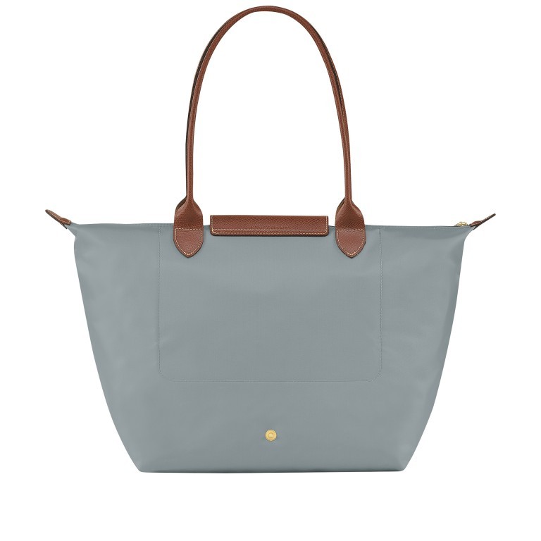 Shopper Le Pliage Shopper L Steel, Farbe: grau, Marke: Longchamp, EAN: 3597922437351, Abmessungen in cm: 31x30x19, Bild 3 von 5