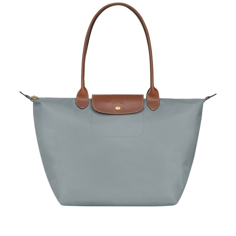 Shopper Le Pliage Shopper L Steel, Farbe: grau, Marke: Longchamp, EAN: 3597922437351, Abmessungen in cm: 31x30x19, Bild 1 von 5