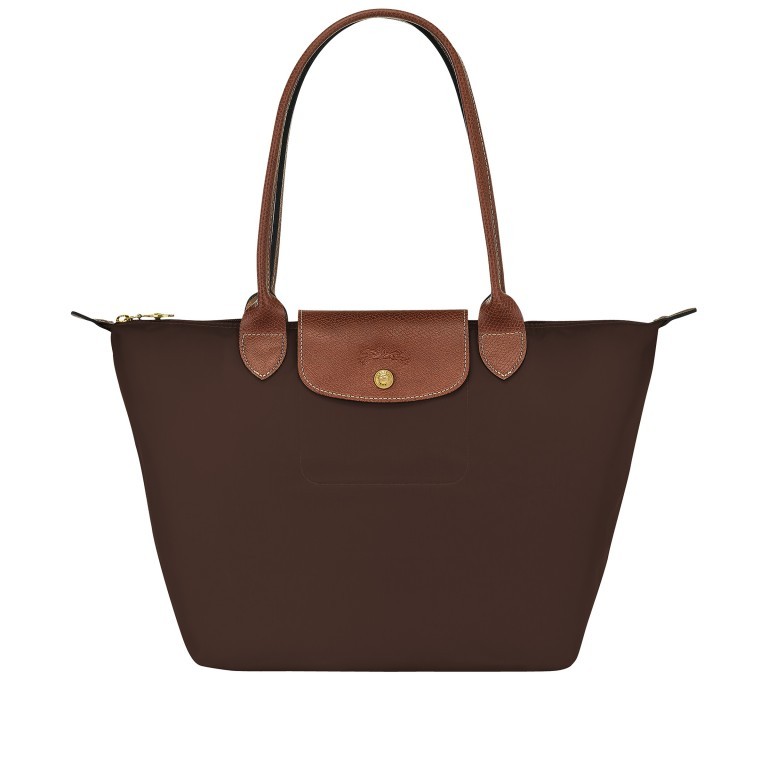 Shopper Le Pliage Shopper S Ebony, Farbe: braun, Marke: Longchamp, EAN: 3597922436736, Abmessungen in cm: 28x25x14, Bild 1 von 5