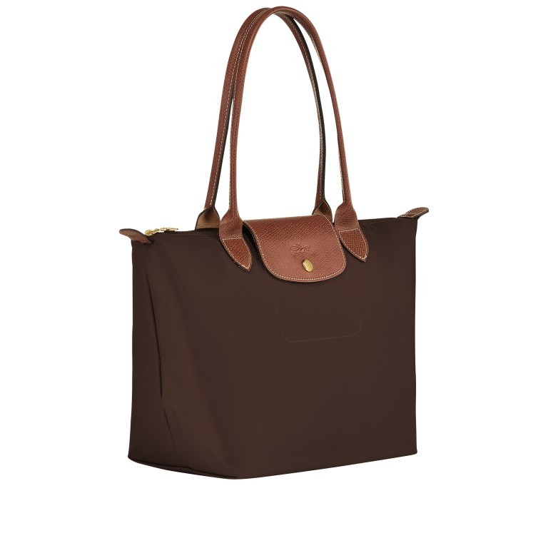 Shopper Le Pliage Shopper S Ebony, Farbe: braun, Marke: Longchamp, EAN: 3597922436736, Abmessungen in cm: 28x25x14, Bild 2 von 5