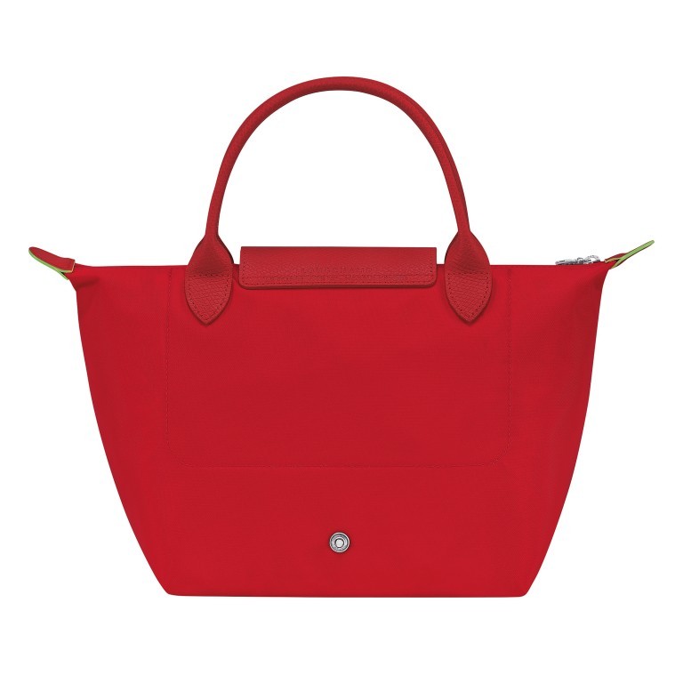 Handtasche Le Pliage Green Handtasche S Tomato, Farbe: rot/weinrot, Marke: Longchamp, EAN: 3597922437788, Abmessungen in cm: 23x22x14, Bild 3 von 5