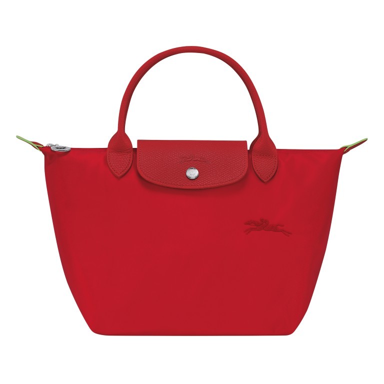 Handtasche Le Pliage Green Handtasche S Tomato, Farbe: rot/weinrot, Marke: Longchamp, EAN: 3597922437788, Abmessungen in cm: 23x22x14, Bild 1 von 5