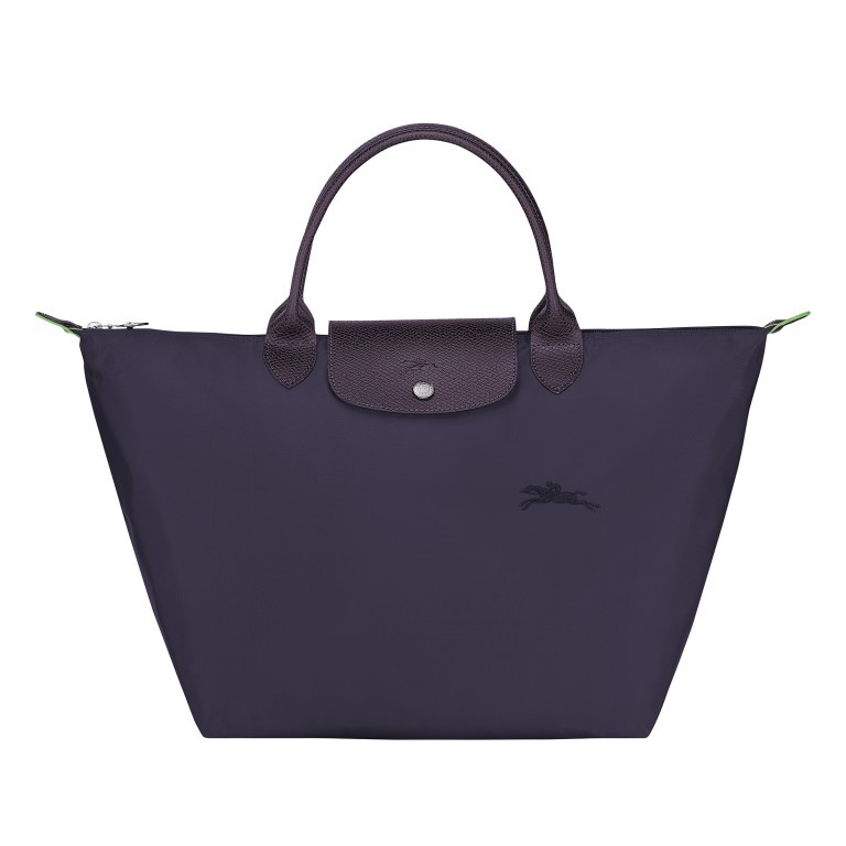 Handtasche Le Pliage Green Handtasche M Bilberry, Farbe: flieder/lila, Marke: Longchamp, EAN: 3597922437870, Abmessungen in cm: 30x28x20, Bild 1 von 5