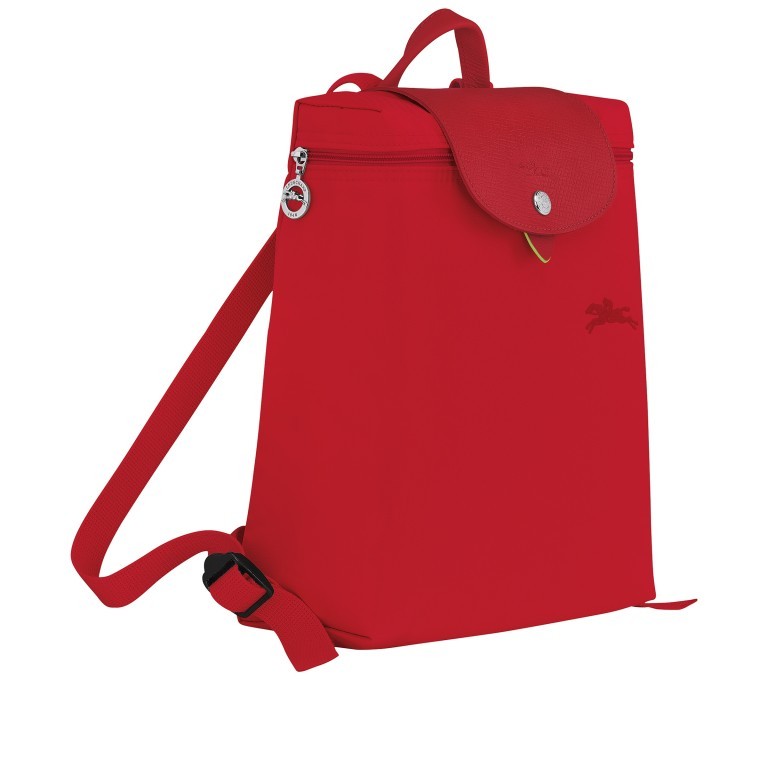 Rucksack Le Pliage Green Rucksack Tomato, Farbe: rot/weinrot, Marke: Longchamp, EAN: 3597922438105, Abmessungen in cm: 26x28x10, Bild 2 von 5