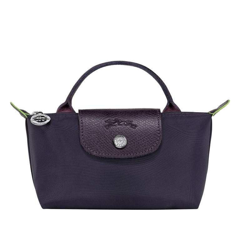Kosmetiktasche Le Pliage Green Pochette Bilberry, Farbe: flieder/lila, Marke: Longchamp, EAN: 3597922438679, Abmessungen in cm: 17x10x5.5, Bild 1 von 6