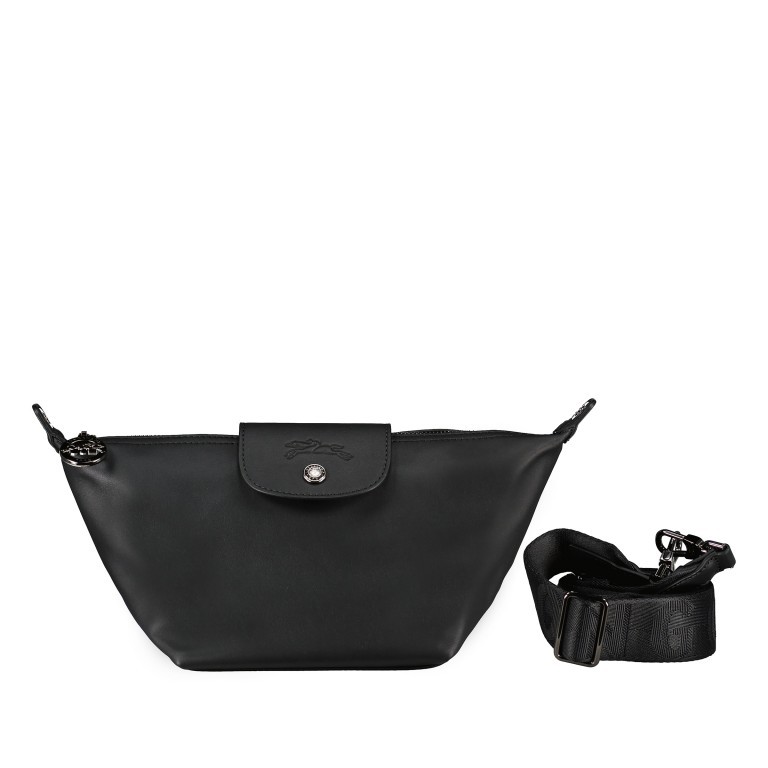 Umhängetasche Le Pliage Xtra XS Black, Farbe: schwarz, Marke: Longchamp, EAN: 3597922441532, Abmessungen in cm: 16x14.5x10, Bild 1 von 6