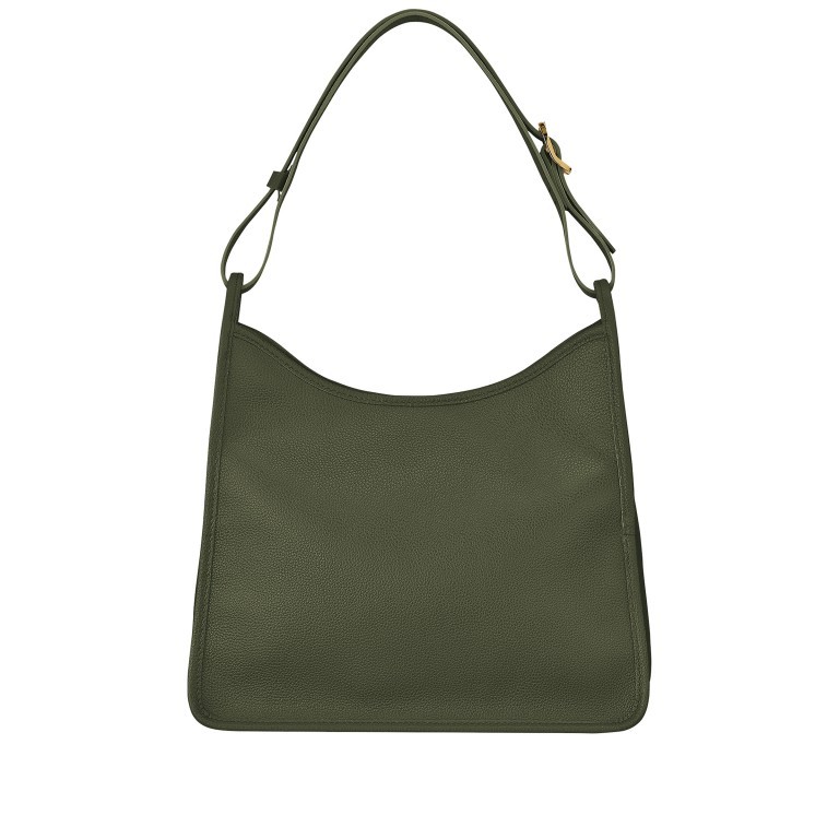 Beuteltasche Le Foulonné 021-10155 Khaki, Farbe: taupe/khaki, Marke: Longchamp, EAN: 3597922445707, Abmessungen in cm: 30x26x13, Bild 3 von 5