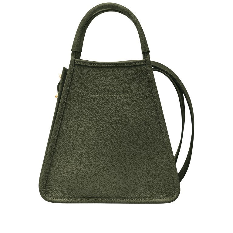 Handtasche Le Foulonné 021-10233 variabel in der Form Khaki, Farbe: taupe/khaki, Marke: Longchamp, EAN: 3597922447848, Abmessungen in cm: 22.5x22x17, Bild 1 von 7