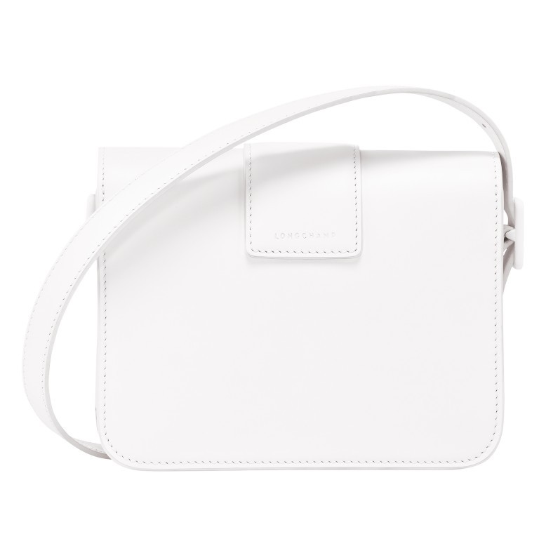 Umhängetasche Box Trot S Colors White, Farbe: weiß, Marke: Longchamp, EAN: 3597922444007, Abmessungen in cm: 18x14x8.5, Bild 3 von 5