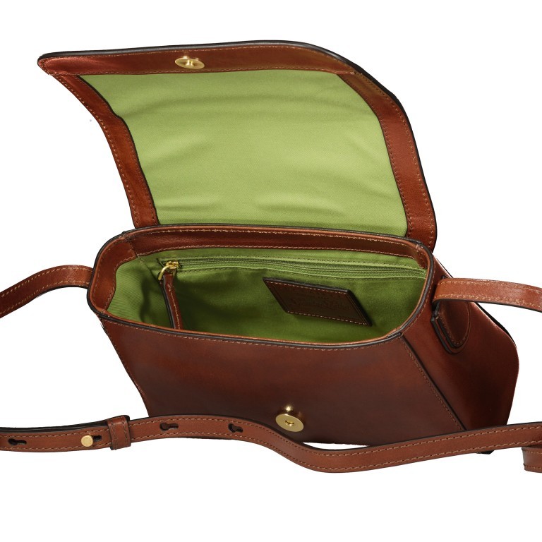 Umhängetasche Elettra Marrone, Farbe: cognac, Marke: The Bridge, EAN: 8033748546402, Abmessungen in cm: 24x17x9, Bild 6 von 6