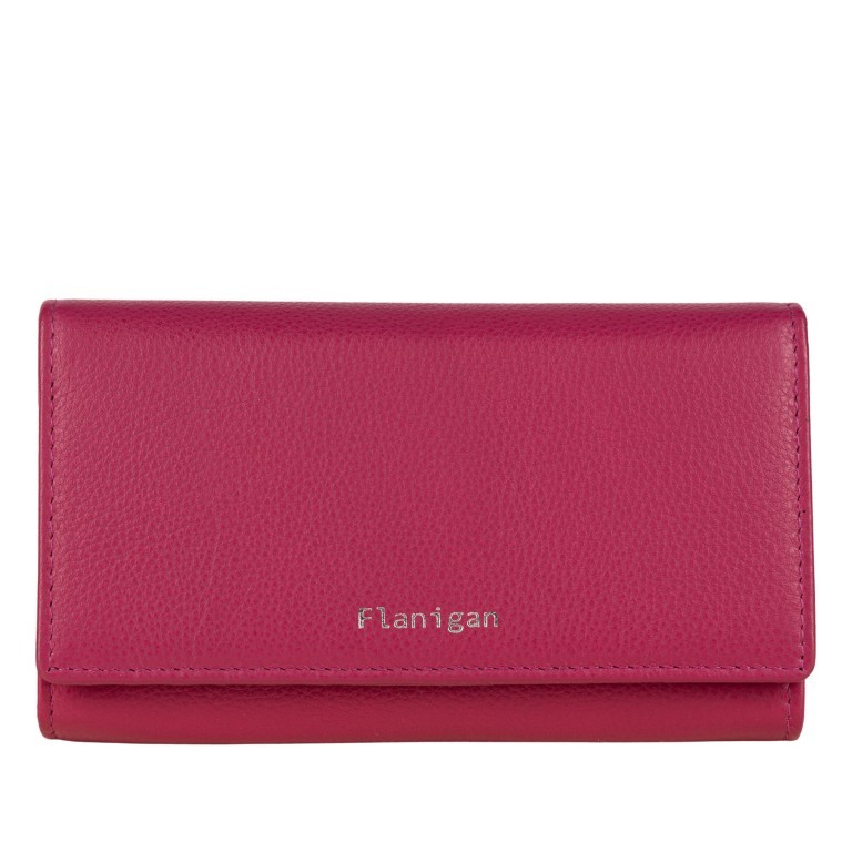 Geldbörse Luise 452 Pink, Farbe: rosa/pink, Marke: Flanigan, EAN: 4066727003119, Abmessungen in cm: 16x9x3.2, Bild 1 von 4