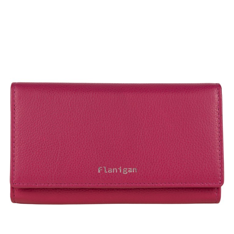 Geldbörse Luise 452 Pink, Farbe: rosa/pink, Marke: Flanigan, EAN: 4066727003119, Abmessungen in cm: 16x9x3.2, Bild 1 von 5