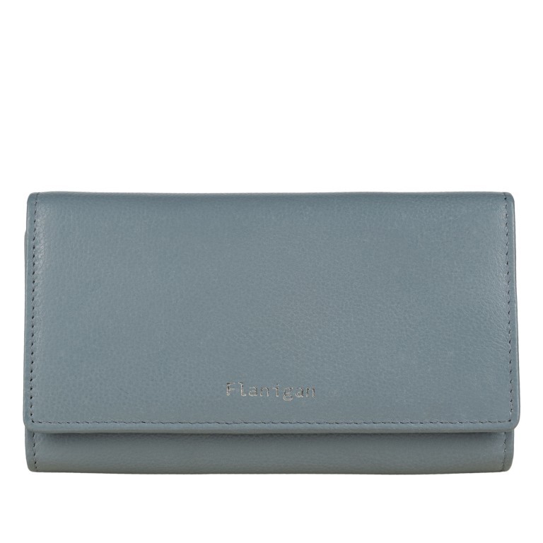 Geldbörse Luise 452 Blau, Farbe: blau/petrol, Marke: Flanigan, EAN: 4066727003126, Abmessungen in cm: 16x9x3.2, Bild 1 von 4