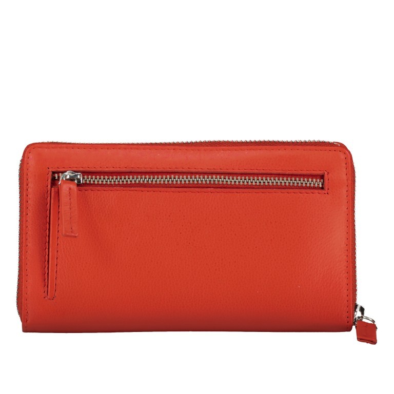 Geldbörse Luise 453 mit RFID-Schutz Orange, Farbe: orange, Marke: Flanigan, EAN: 4066727003171, Abmessungen in cm: 18.5x10.5x2.5, Bild 3 von 4