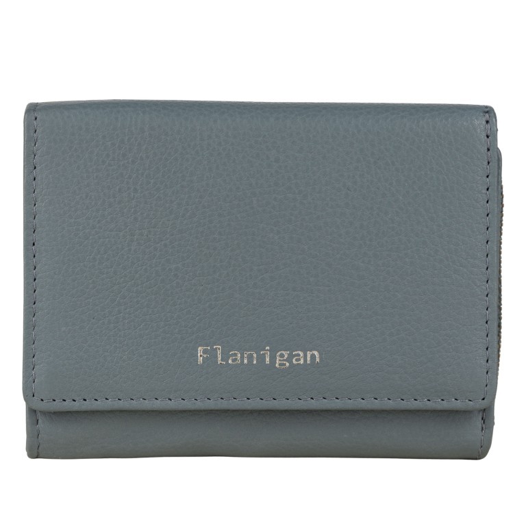Geldbörse Luise 454 mit RFID-Schutz Blau, Farbe: blau/petrol, Marke: Flanigan, EAN: 4066727003201, Abmessungen in cm: 11x8.5x4, Bild 1 von 5