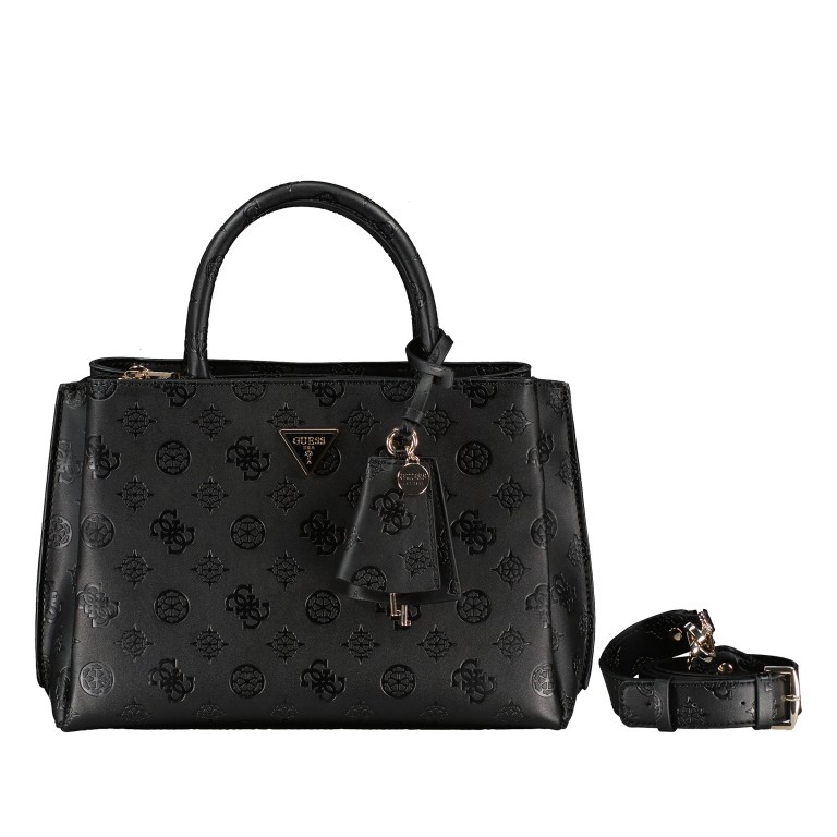 Handtasche Jena Amboss Black Logo, Farbe: schwarz, Marke: Guess, EAN: 0190231816966, Abmessungen in cm: 35x23x12, Bild 1 von 7