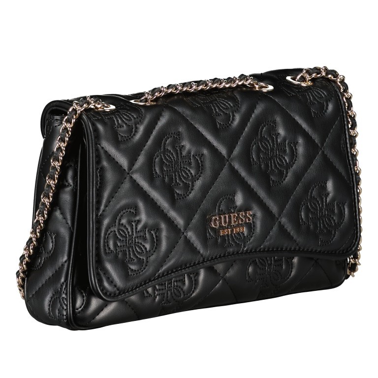 Umhängetasche Marieke Big Logo Black, Farbe: schwarz, Marke: Guess, EAN: 0190231817772, Abmessungen in cm: 28x17.5x5, Bild 2 von 7