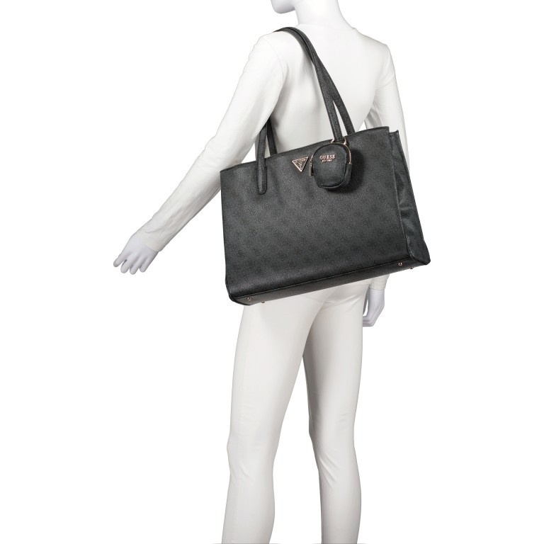 Shopper Power Play 4G-Logo mit Laptopfach 15 Zoll Coal Logo, Farbe: anthrazit, Marke: Guess, EAN: 0190231814351, Abmessungen in cm: 42x29x12.5, Bild 4 von 5