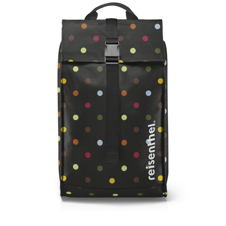 Einkaufsroller Citycruiser Set aus Rack und Rolltop-Tasche Dots, Farbe: bunt, Marke: Reisenthel, EAN: 4012013737749, Abmessungen in cm: 47.5x105.5x39, Bild 4 von 4