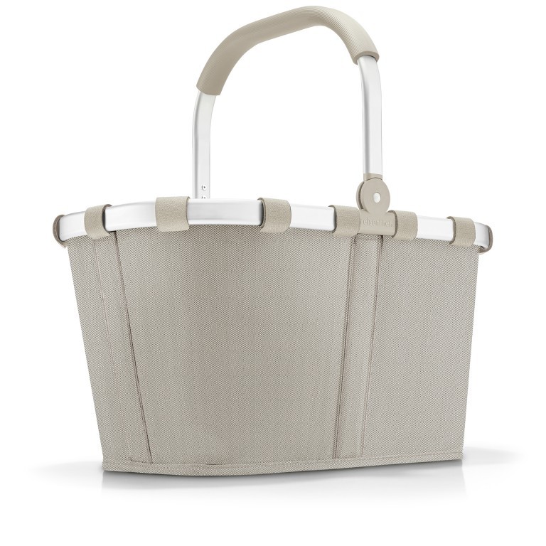 Einkaufskorb Carrybag Herringbone Sand, Farbe: beige, Marke: Reisenthel, EAN: 4012013736346, Abmessungen in cm: 48x29x28, Bild 1 von 5