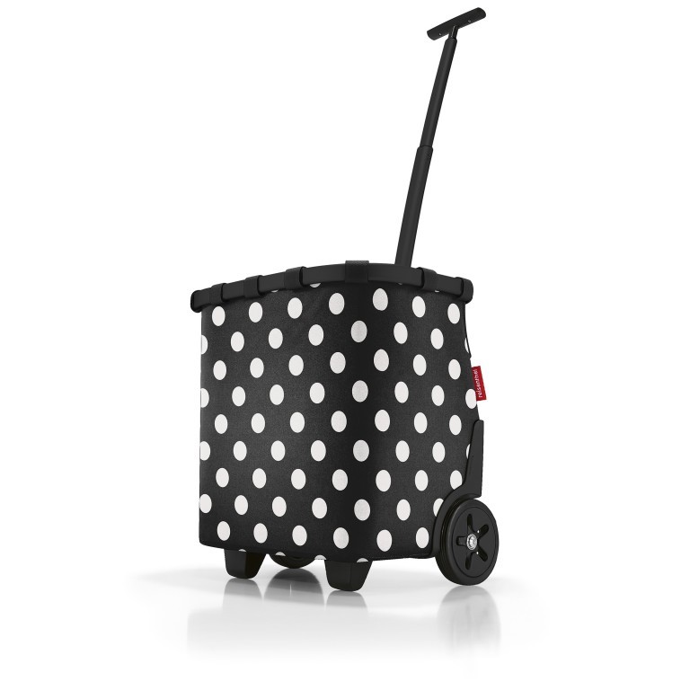 Einkaufsroller Carrycruiser Dots White, Farbe: schwarz, Marke: Reisenthel, EAN: 4012013736889, Abmessungen in cm: 42x47.5x32, Bild 1 von 7