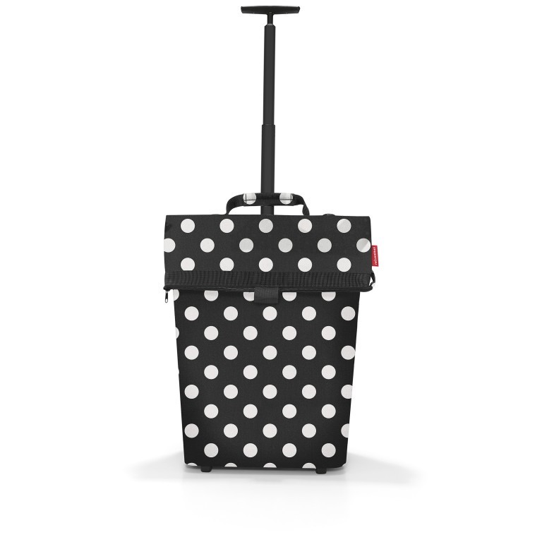 Einkaufsroller Trolley M Dots White, Farbe: schwarz, Marke: Reisenthel, EAN: 4012013736872, Abmessungen in cm: 43x53x21, Bild 1 von 5