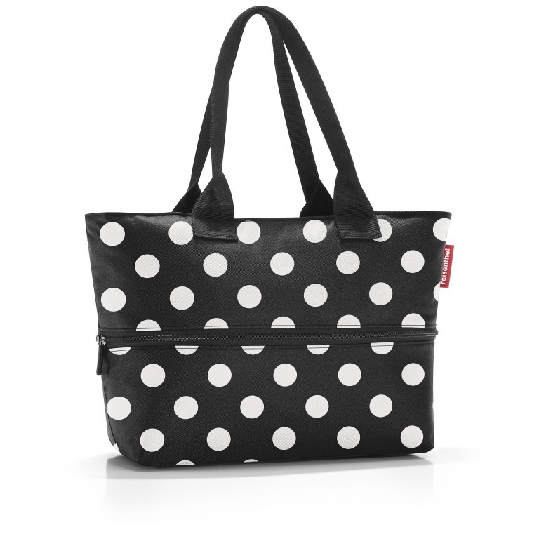 Shopper E1 Dots White, Farbe: schwarz, Marke: Reisenthel, EAN: 4012013735592, Bild 1 von 3