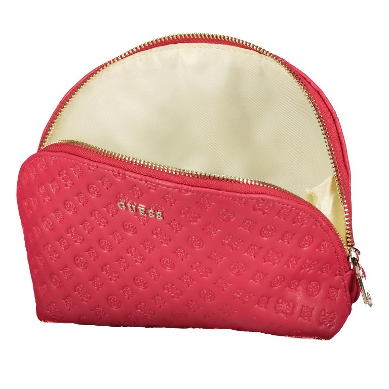 Kosmetiketui Bright Pink, Farbe: rosa/pink, Marke: Guess, EAN: 7626101343179, Abmessungen in cm: 18x15x6.5, Bild 4 von 4