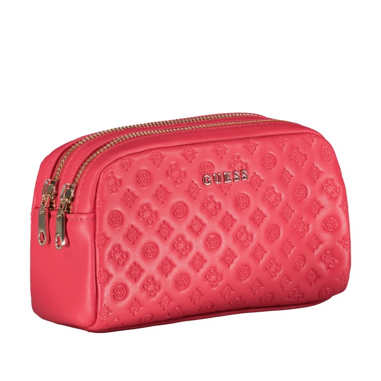 Kosmetik- / Utensilientasche Bright Pink, Farbe: rosa/pink, Marke: Guess, EAN: 7626101343230, Abmessungen in cm: 17.5x10.5x7, Bild 2 von 4