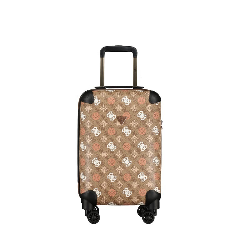 Koffer Eliette 8-Wheel Spinner Upright 4G-Logo Peony Größe 53 cm Latte Multi, Farbe: cognac, Marke: Guess, EAN: 0190231820253, Abmessungen in cm: 31.5x53x22, Bild 1 von 9