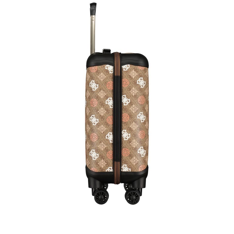 Koffer Eliette 8-Wheel Spinner Upright 4G-Logo Peony Größe 53 cm Latte Multi, Farbe: cognac, Marke: Guess, EAN: 0190231820253, Abmessungen in cm: 31.5x53x22, Bild 4 von 9