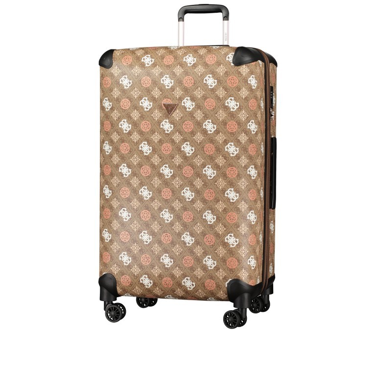 Koffer Eliette 8-Wheel Spinner Upright 4G-Logo Peony Größe 77 cm Latte Multi, Farbe: cognac, Marke: Guess, EAN: 0190231820260, Abmessungen in cm: 46x77x33, Bild 2 von 9