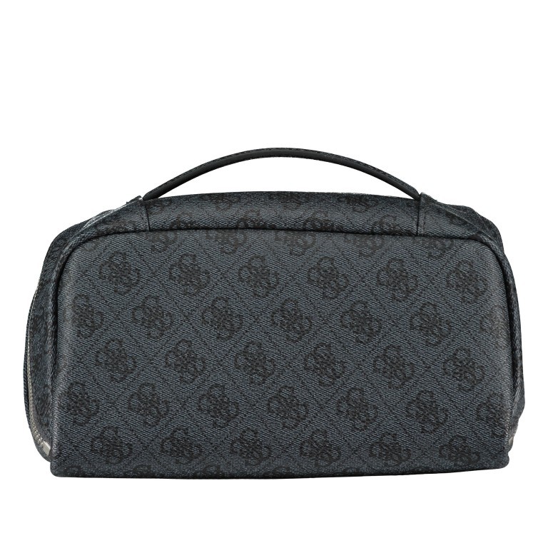 Kulturbeutel Milano 4G-Logo Black, Farbe: schwarz, Marke: Guess, EAN: 7626101549212, Abmessungen in cm: 25x15x13, Bild 3 von 5