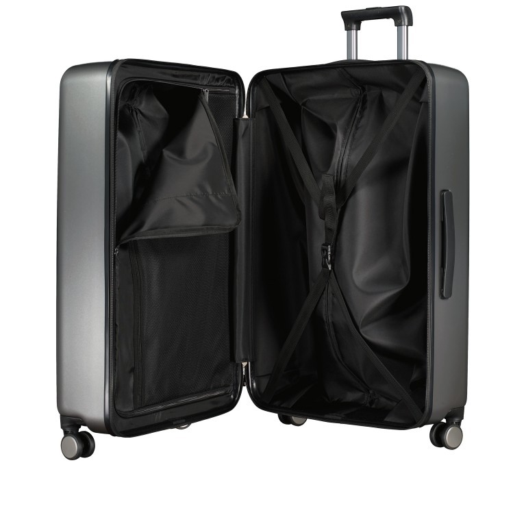 Koffer Verona Large Spinner Coal Black, Farbe: anthrazit, Marke: Guess, EAN: 7626101344169, Abmessungen in cm: 52x76.5x30, Bild 9 von 10