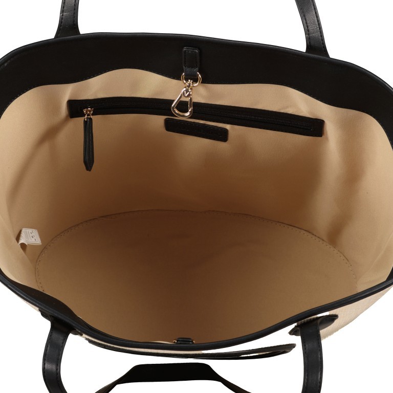 Shopper Covent 2 in 1 Naturale Nero, Farbe: schwarz, Marke: Valentino Bags, EAN: 8054942310293, Abmessungen in cm: 33x37x15, Bild 8 von 8