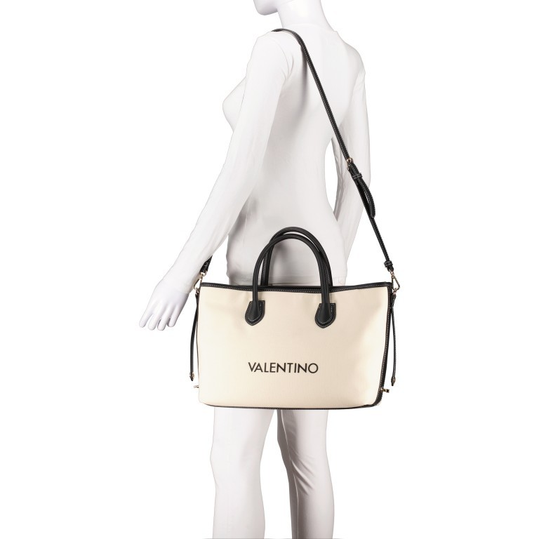 Handtasche Leith Relove Recycle Naturale Nero, Farbe: schwarz, Marke: Valentino Bags, EAN: 8054942309884, Abmessungen in cm: 36x26x13, Bild 5 von 7