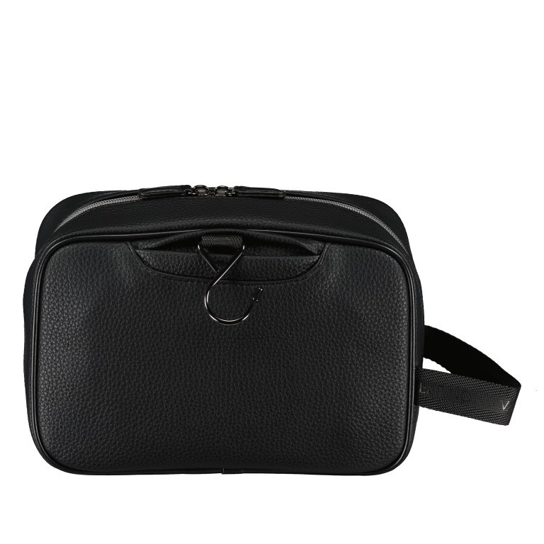 Kulturbeutel Efeo Nero, Farbe: schwarz, Marke: Valentino Bags, EAN: 8054942237569, Abmessungen in cm: 25.5x16.5x10, Bild 3 von 6